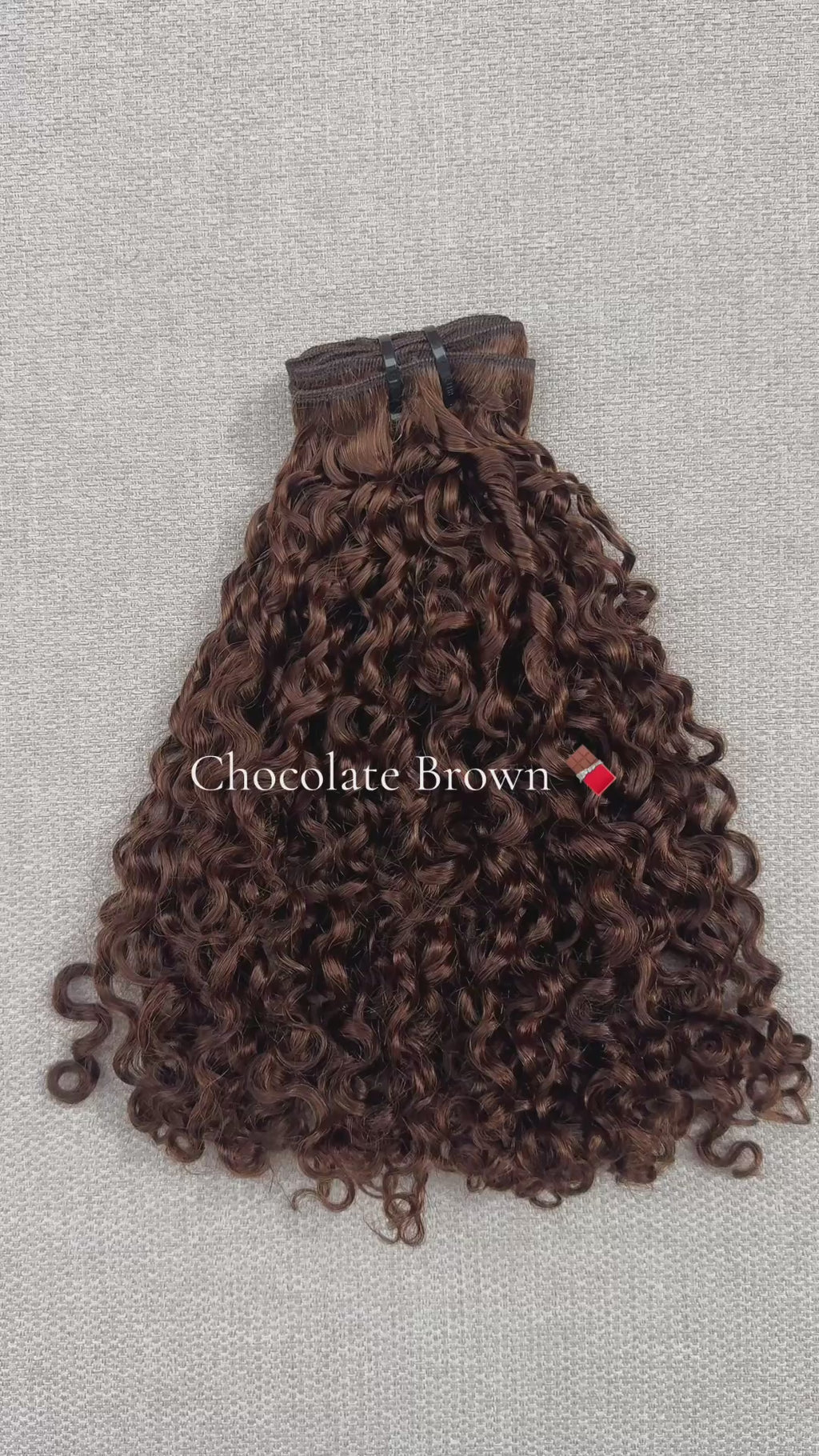 Island Curly - Chocolate Brown