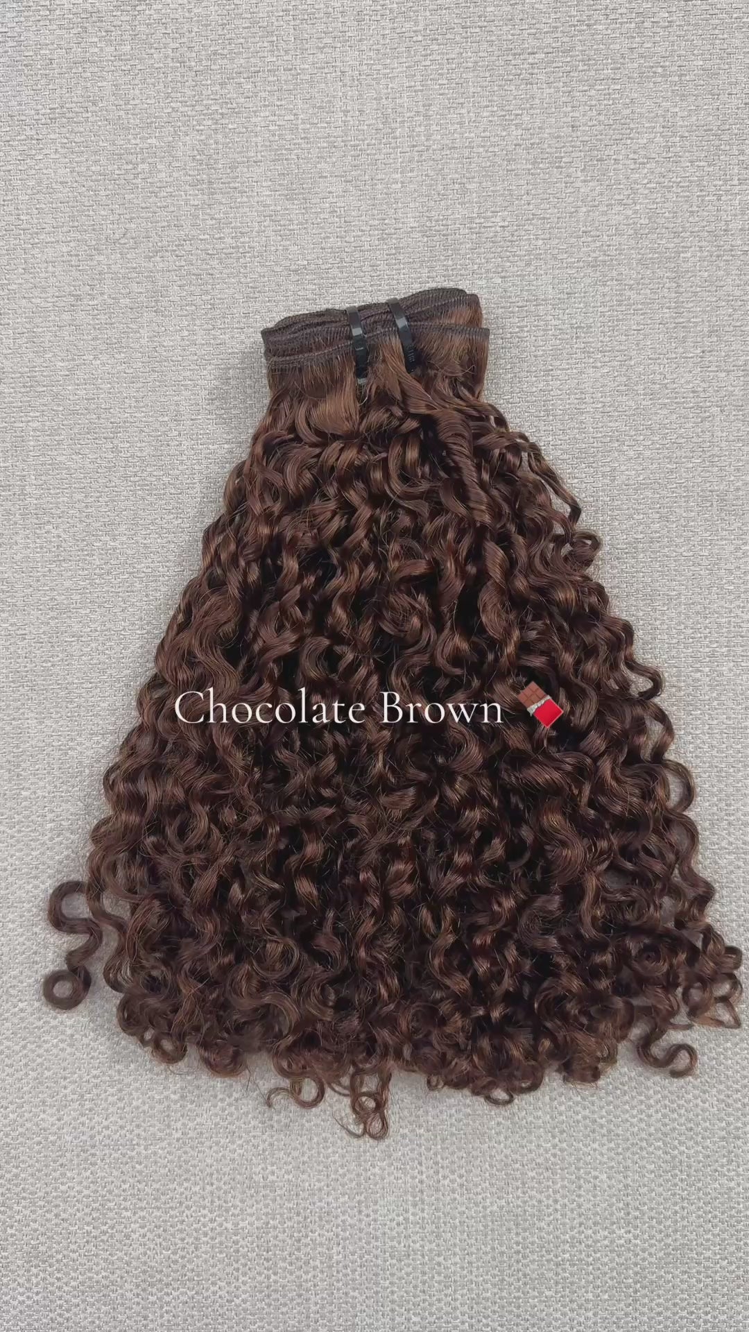 Island Curly - Chocolate Brown